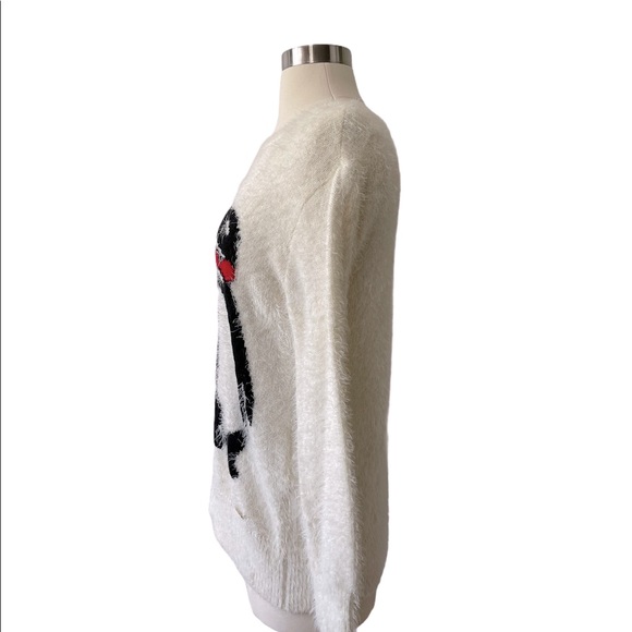 Black River Penguin Sweater Size Small in Cream - Picture 3 of 5